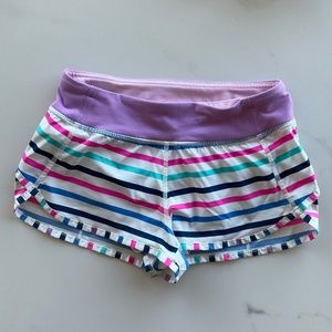 Ivivva by Lululemon Speedy Shorts, multicolored, girls size 10, great condition